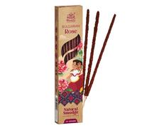 Himalaya Incense - Bastoncini di Incenso Naturale Smudge alla Rosa bulgara - 10 Bastoncini - Lunga Durata - 25g