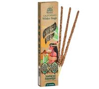 Himalaya Incense - Bastoncini di Incenso Naturale Smudge alla Salvia Bianca - 10 Bastoncini - Lunga Durata - 25g