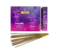 Himalaya Magical Combination Series - Moon Magic Bastoncini di incenso, 12 x 12 bastoncini | Lavender & Night Queen | Relax, Meditazione, Spirituale con Kajal Sticker