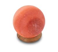 Himalaya Salt Dreams 4041678002695 USB Palla con Base in Legno, con LED Elettrico, per Computer e Laptop