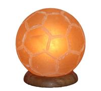 Himalaya Salt Dreams - Illuminato con Sale da Calcio di Cristallo con Base in Legno, con Materiale Elettrico e Speciale della Lampadina (E14)