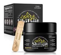 Himalaya Shilajit Puro, Shilajit Originale Himalaya Bio 800mg Supporto Enduranza E Immunità, Riconquistare Vitalità Giovanile, Assorbimento Effettivo Di Nutrienti, 60g