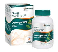 Himalaya Stress Wellness Ashwagandha 60 Compresse (per 30 giorni) - Integratore alimentare naturale, stress, energia e relax - Vegano, vegetale - Formula Himalaya Wellness a base di erbe ayurvediche