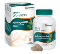 Himalaya Stress Wellness Ashwagandha Root Extract 60 Compresse (30 Giorni) | Integratore Alimentare Naturale per Stress, Energia e Relax | Vegano, Formula Ayurvedica