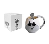 Himalaya Tazza Gatto Cucù Grigia 370 Ml