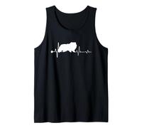 Himalayan Cat Heartbeat Funny Kitten for Cats Lovers Canotta