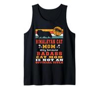 Himalayan Cat Mom Retro Vintage Funny Kitty Cats Lover Canotta