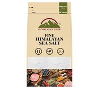 Himalayan Chef Sale marino, grana fine completamente naturale, sacchetto di sale marino da 1360 g, non iodato, senza additivi, sale minerale non raffinato per la cucina quotidiana