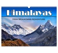 Himalayas high mountains adventure (Wall Calendar 2027 DIN A3 landscape), CALVEN