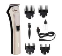 himaly Tagliacapelli Elettrico Professionale, Trimmer 0mm, USB Ricaricabile Raso