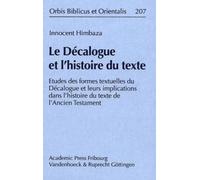 Himbaza I. Le Décalogue et l'histoire du texte (Copertina rigida)