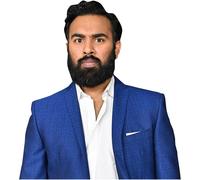 Himesh Patel (Blue Suit) Half Body Buddy Cutout