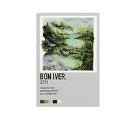 HIMGZXGWQ Bon Iver - Poster decorativo da parete, per camera da letto, per camera da letto, 40 x 60 cm