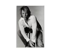 HIMGZXGWQ Bon Jovi Black White - Poster decorativo da parete, per camera da letto, per camera da letto, 40 x 60 cm