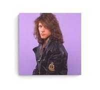 HIMGZXGWQ Bon Jovi - Poster decorativo da parete, in stile vintage, per camera da letto, per camera da letto, 40 x 40 cm