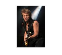 HIMGZXGWQ Bon Jovi Singer Art, poster decorativo da parete, per camera da letto, camera da letto, decorazione moderna per camera da letto, 30 x 45 cm