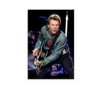HIMGZXGWQ Bon Jovi Singer - Poster decorativo da parete, per camera da letto, per camera da letto, 20 x 30 cm