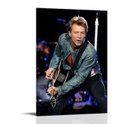 HIMGZXGWQ Bon Jovi Singer - Poster decorativo da parete, per camera da letto, per camera da letto, per camera da letto, 50 x 75 cm