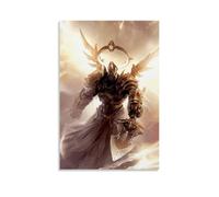HIMGZXGWQ Diablo God of Light Storm - Poster decorativo da parete, per soggiorno, camera da letto, decorazione moderna per camera da letto, 60 x 90 cm