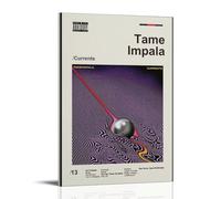 HIMGZXGWQ Tame Impala Currents Art, poster decorativo da parete, per soggiorno, camera da letto, decorazione moderna per camera da letto, 20 x 30 pollici (50 x 75 cm)