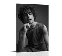 HIMGZXGWQ Timothée Chalamet Movie Star, poster decorativo da parete, per soggiorno, camera da letto, decorazione moderna per camera da letto, 60 x 90 cm