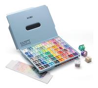 HIMI Set di colori a guazzo, 112 colori, 12 ml, non tossici, per tela e carta, forniture artistiche per professionisti, studenti, bambini (blu ghiaccio)