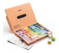 HIMI Set di colori Gouache, 112 colori, 12 ml, vernice atossica per tela e carta, articoli artistici per professionisti, studenti, bambini e altro ancora (pesca delicata)