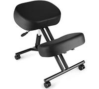 Himimi Sedia ergonomica al ginocchio, sgabello al ginocchio regolabile in altezza con ginocchiera e ruote, sedia da ufficio imbottita per ufficio, home office e migliore postura