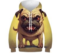 HIMKSRE Felpa con Cappuccio Future Cars con Stampa 3D for Ragazzi e Ragazze, Pullover, Felpe con Cappuccio e Tasche(Style-18,130)