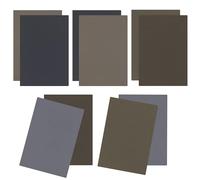 Himmlfel Carta pastello levigata, 10 fogli di carta vetrata 5 colori pastello per pastelli gessetti, matite, pittura a carbone, carta pastello ad olio per artisti e principianti (senza confini)
