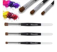 Himmlfel pastello pennelli per pittura,3 pezzi per sfumare e lisciare i pennelli per pastelli a gesso, pastelli a olio, carboncino, pastelli, sfumare pastello morbidi, dry brush pennello