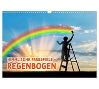 Himmlische Farbspiele - Regenbogen (Wandkalender 2026 DIN A3 quer), CALVENDO Monatskalender: Erlebe die Magie der Farben