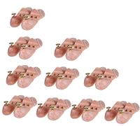 HIMRY® 10 Paia | TENDISCARPE Legno naturale, orma per scarpe, Unisex forme di scarpe, tendiscarpe in legno forma per Calzature 43 - Calzature 44, KXB6000-43-10P