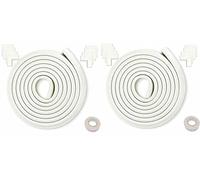 HIMRY 10M Bordi + 16 Angolari, Protezione per Spigoli & Protezioni Angolari, L-Forma Kit Antispigolo Schiuma, Protezione Bordi & Angolari, Extra Spesso, 2x5m, Off-Bianco KXD7000 Set Off-White