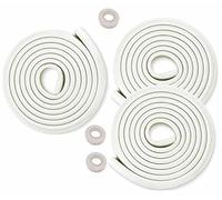 HIMRY 15M Protezione Bordi L-Forma Protezioni Antispigolo in Schiuma Sicurezza dei Vostri Bambini, Striscia Paraspigolo Spigolo, Extra Spesso Bordi Protezione, 3x5m, Off-Bianco KXD7000 Off-White