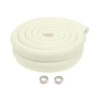 HIMRY® 4 Metri Protezione dei Bordi U-Forma, Protezioni Antispigolo in Schiuma per la Sicurezza dei Vostri Bambini, Extra spesso Bordi Protezione da Tavolo di Vetro (2x2M), Avorio, KXD7003 Ivory