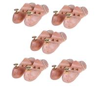 HIMRY® 5 Paia | TENDISCARPE Legno naturale, orma per scarpe, Unisex forme di scarpe, tendiscarpe in legno forma per Calzature 45 - Calzature 46, KXB6000-45-5P