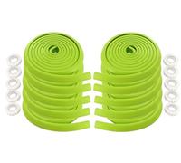HIMRY 50M Protezione Bordi L-Forma Protezioni Antispigolo in Schiuma Sicurezza dei Vostri Bambini, Striscia Paraspigolo Spigolo, Extra Spesso Bordi Protezione, 10x5m, Verde KXD7000 Green