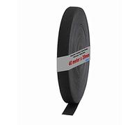 HIMRY KX_TKB5005-Black Elastico Piatto, Poliestere, Nero, 40m x 20mm, 40 unità