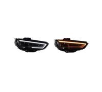 Himwqfuh Per A3 2013-2016 Fari Auto Lampada Frontale | LED DRL Hella 5 Lente Xenon Hid H7 Accessori Per Auto Faro Fanale Anteriori(For Xenon LHD)