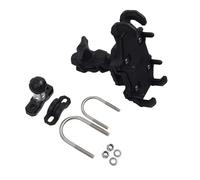 Himwqfuh Supporti Moto Navigatore Per Benelli Per TRK702 Per TRK 702 X Per TRK702X 2022 2023 + Moto SMART Supporto Piastra Di Navigazione GPS Adattatore Manubrio Telefono(B Only Phone holder)
