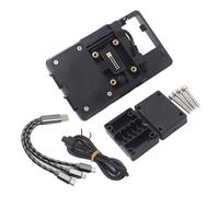 Himwqfuh Supporti Moto Navigatore Per TMAX 530 Per T-MAX DX 2017-2021 USB Per Caricabatterie Supporto Per Telefono Per Piastra Di Navigazione GPS Per Moto(1)