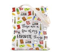 HIMYM - Borsa tote con ombrello giallo e corno francese, con scritta "Met Your Mom TV Show", regalo romantico, Met Mother, medium