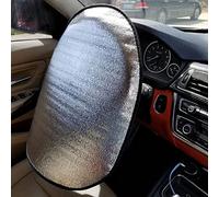 HINAA copertura del parasole del volante di 44X50 cm, protettore anti-UV del volante per il furgone del camion dell'automobile