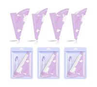 Hinapan 30 pezzi di urinella da donna usa e getta, aiuto per la minzione per donne incinte, aiuto igienico, pipì in carta, per ospedale, attività all'aperto, viaggi e campeggio (viola)