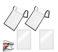 Hinapan 4 cornici magnetiche A4 autoadesive, trasparenti e montabili a parete, per Diamond Painting, Infotlavagne, immagini per bambini