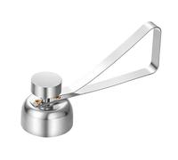 Hinapan Apriuova in acciaio inox, testa d'uovo per uova crude, morbide e sode, apriuova con tecnologia punto di rottura, strumento da cucina durevole