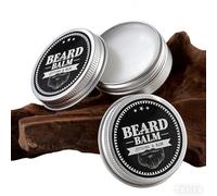 Hinapan Balsamo per Barba Nutriente, 2 Pezzi BarbaCera Modellante, Trattamento Barba Ammorbidente, CeraBarba per Lunga e Corta, Domina Crespo e Lascia la BarbaMorbida, Adatto a Tutte le Lunghezze