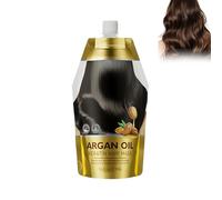 Hinapan Maschera Capelli Cheratina e Olio di Argan 350g, Trattamento Ristrutturante Intensivo, Riparazione Profonda del Fusto per Ridurre la Rottura, Effetto Levigante, Lucidante e Anti-Crespo