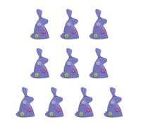 HINAYOSAN 10 porta uova con coniglietti pasquali, 18 x 10,50 cm, per feste, decorazione per la casa, attività scolastiche